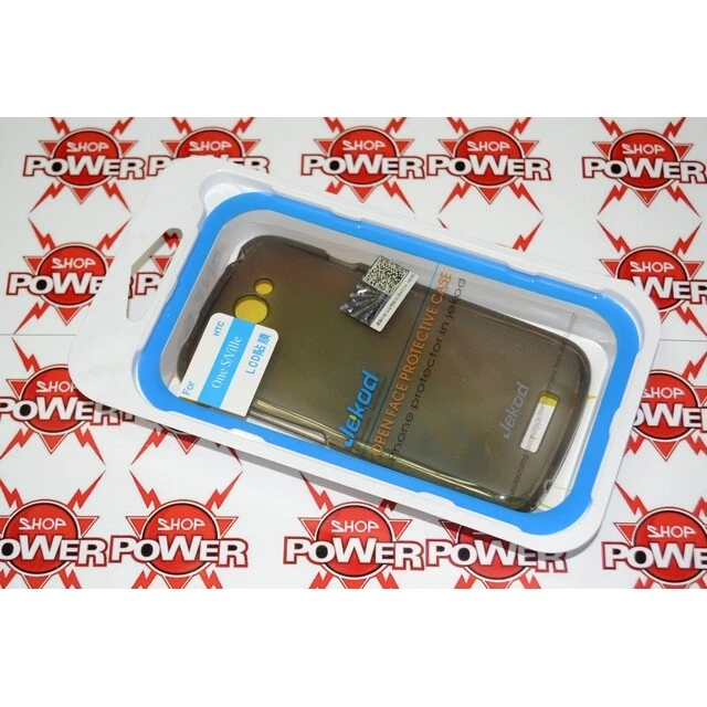 CUSTODIA JEKOD ORIGINALE TPU-CASE COVER SILICONE PER HTC ONE S NERA BLACK NEW - Immagine 4 di 4