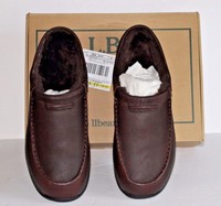 Ll Bean Dark Brown Comfort Ii Shearling Lined Slide 11 D Ll Bean Dark Brown Comfort Ii Shearling Lined Slide 11 D