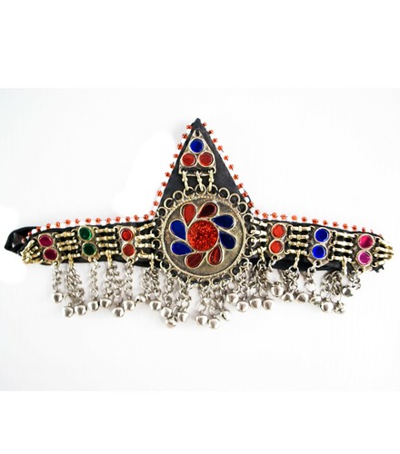 MAATHA PATI KUCHI PASHTUN HEADDRESS TURKISH AFGHAN PARTY WEDDING KUCHI JEWELLERY - Picture 7 of 45
