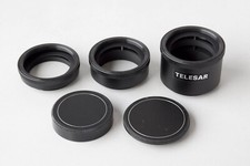 Telesar 3-Piece Auto Extension Tube Set for Pentax M42 Screw Mount Macro w/Caps