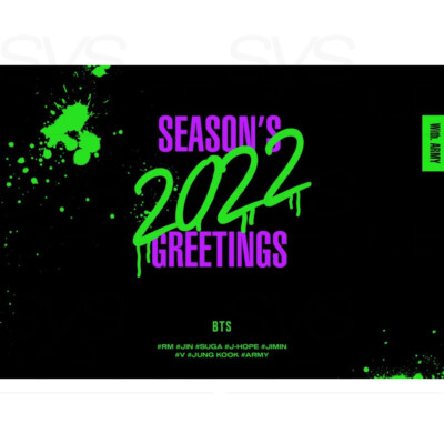 BTS 2022 SEASON'S GREETINGS Desk Calendar+Diary+MakingDVD+