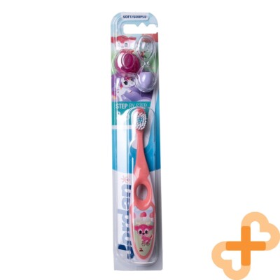 Jordan Soft Step 2 Zahnbürste für Kinder 3-5 Jahre Weich Borsten Zufällige Farbe