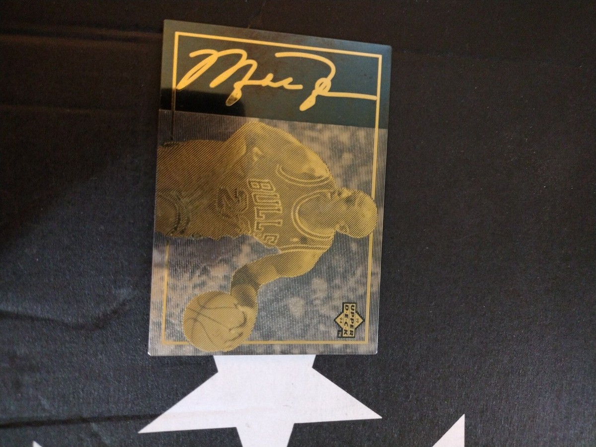 Michael Jordan 1993-94 Upper Deck 24k Gold Nickel Silver
