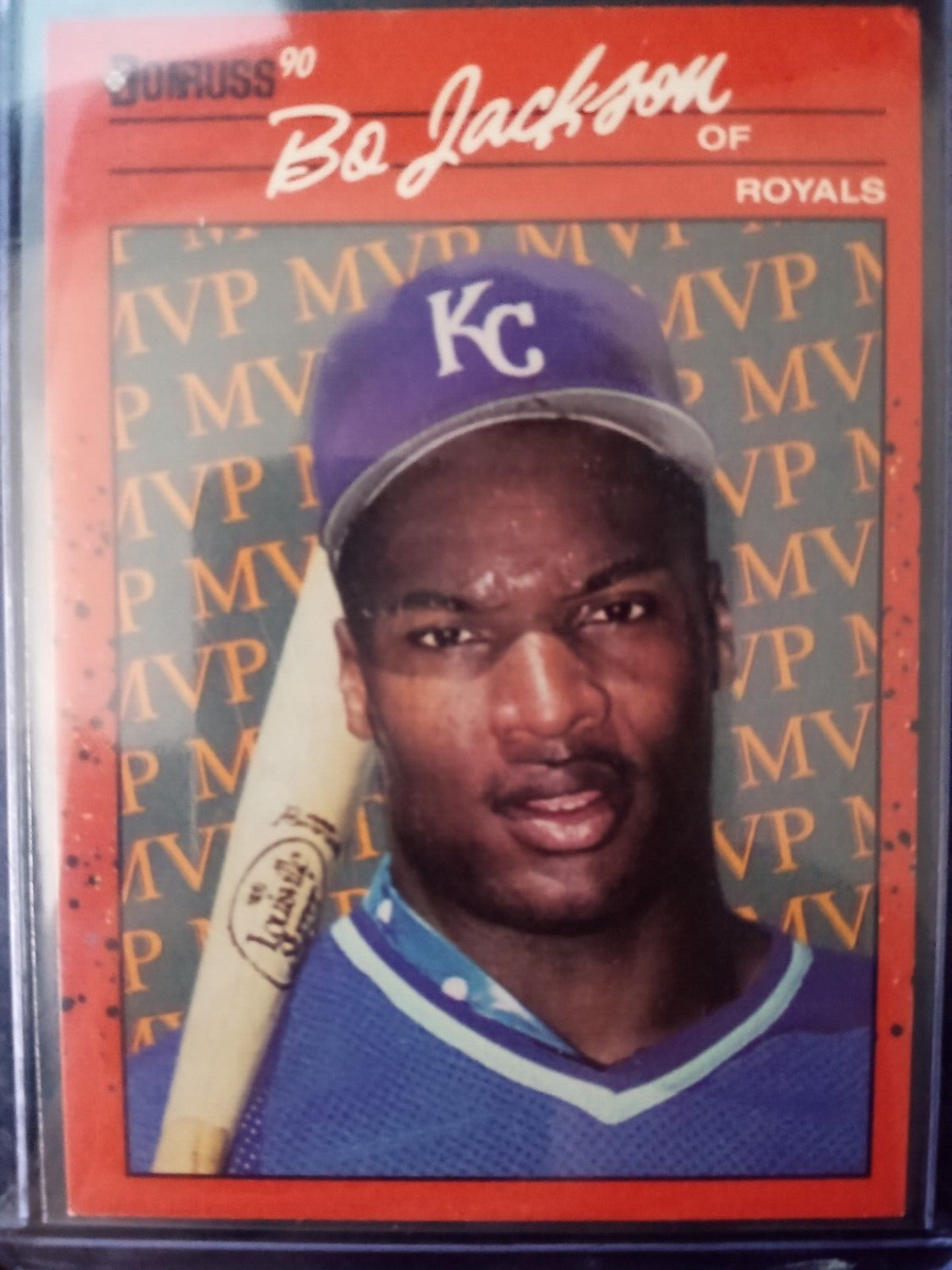 RARE 1990 Donruss BO JACKSON BC-1 MVP Double Error Card No RARE 1990 Donruss BO JACKSON BC-1 MVP Double Error Card No