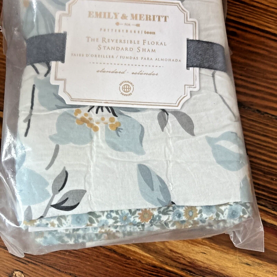 Almohada Pottery Barn Disney SHAM floral Emily Meritt regalo de boda de vacaciones adolescente, Foto 3 de 4