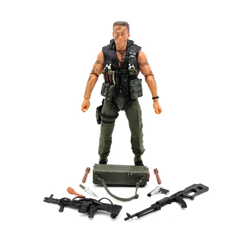 NECA Ultimate Commando John Matrix Arnold Schwarzenegger 18cm Actionfigur Modell - Bild 9 von 19