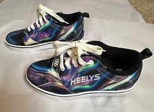 HEELYS Pro 20 Wheeled Heel Skate Shoes Kids Youth Size 4 Galaxy Print