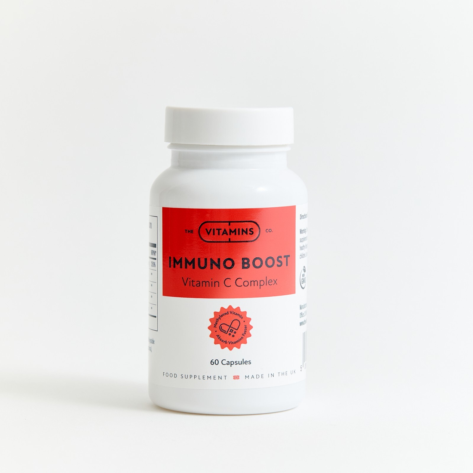 Immuno Boost Vitamin C Complex 1000mg - High Strength Immune Support, 60 Capsule