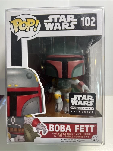 Funko Pop! Star Wars Boba Fett #102 Smuggler's Bounty Exclusive 2016 Vaulted New