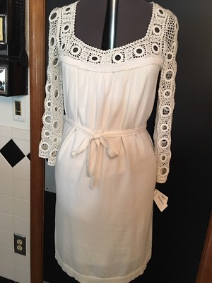 cynthia steffe crochet dress Cynthia Steffe | Dresses | Cynthia Steffe White Crochet Dress Size Xs