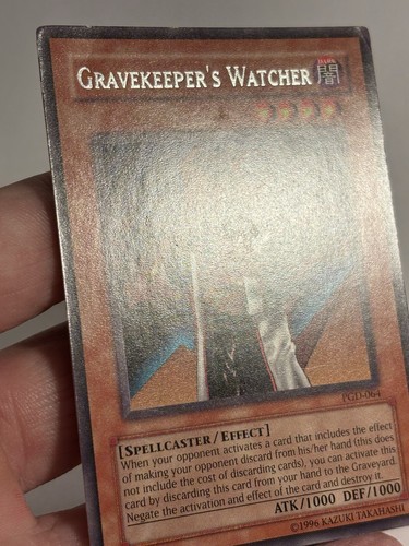 Vintage Yu-Gi-Oh! TCG Gravekeeper's Watcher  PGD-064 unlimited Rare - Picture 6 of 7