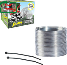 Scram, Squirrel by Slinky, Squirrel-Proof Bird Feeder Accessory That Guards Bird