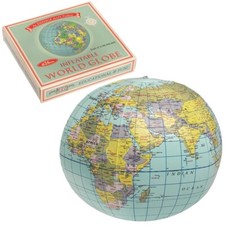 INFLATABLE WORLD GLOBE INFLATABLE GLOBE 26CM NEW C1