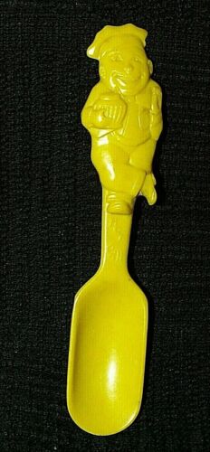 FRENCH'S MUSTARD SPOON HOT DAN YELLOW PLASTIC BEETLEWARE DT20 DT 20 VINTGE MINI* - Picture 1 of 4