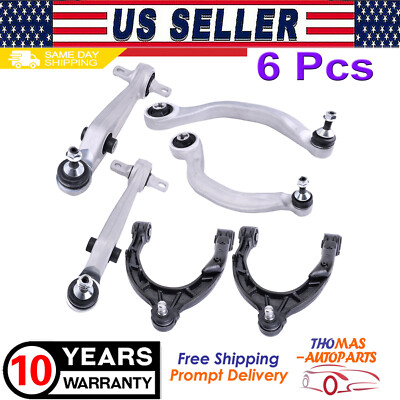 6Pcs Front Upper Lower Control Arms w/Ball Joints for  Model 3 2017-2021
