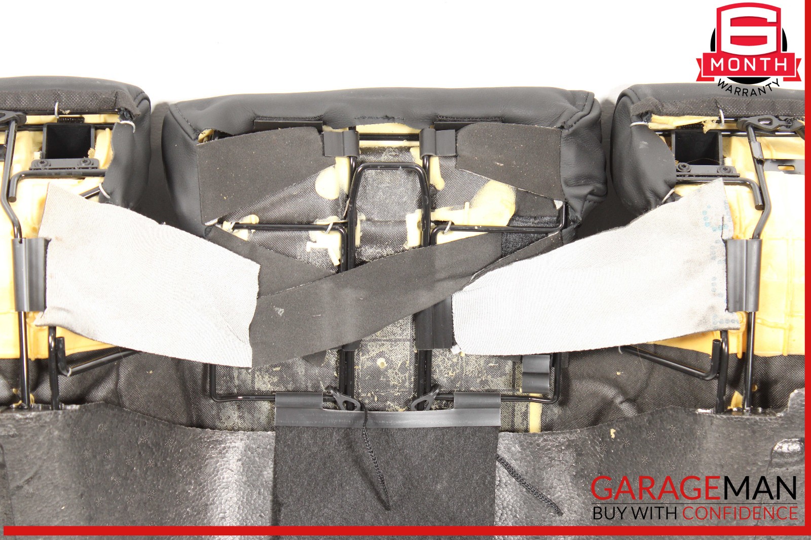 14-22 Maserati Ghibli M157 Rear Seat Cushion Lower Bottom Black OEM