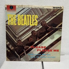 The Beatles Please Please Me UK PMC1202 Mono 4th Press Vinyl Black Yellow Nice!