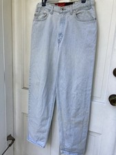 Vintage Levis SilverTab Loose Jeans 33x32 Made In USA