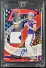 J.J. MCCARTHY 2024 PANINI ZENITH ROOKIE Z-JERSEY PATCH AUTO RED RC 47/50 VIKINGS