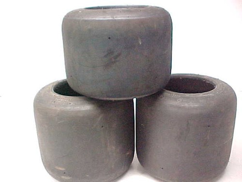Three (3) Burris 33 Oval Dirt Go Kart Racing Tire (2) 11 x 8.10 x 6 (1) 11 x6 x6