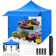 Faltpavillon 3x3m Hardtop Pavillon Wasserdicht Stabil UV-Schutz Partyzelt Metall