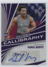 2024 Panini Phoenix Rookie Calligraphy Gabriel Murphy #RC-GMY Auto 1gf3