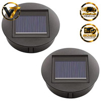 Solarleuchten Ersatz 7Cm-8Cm LED Einsatz Solarmodul FüR Gartenleuchten 2 Stk