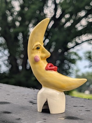Adrian Pottery Moon Artisan made pie vent/ pie bird 