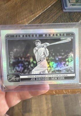 2025 Panini Three and Two - Timeless Moments Joe DiMaggio #1 Full Count /32