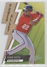 2019 Panini Leather & Lumber Power Alley Holo Silver 4/25 Juan Soto #PA-7 00d2
