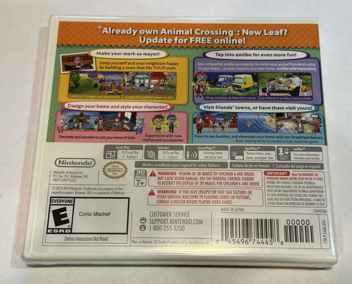 Animal Crossing: New Leaf -- Welcome Amiibo Nintendo Selects