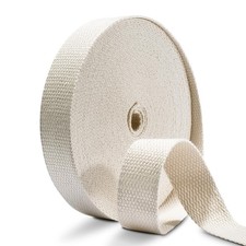 Cotton Webbing 1 Inch 12 Yards Natural Cotton Webbing Straps for Bags Handles, 1