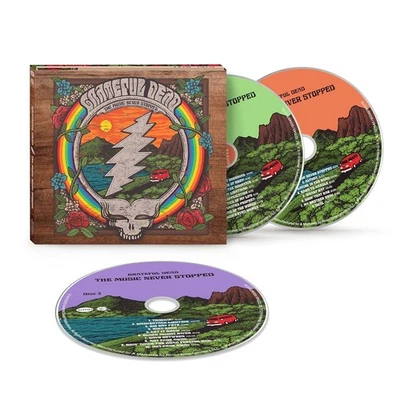 Grateful Dead - The Music Never Stopped 3 CD Set - Live Album - NEW