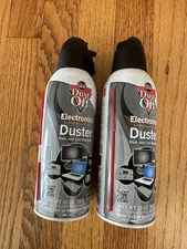2 PACK COMPRESSED AIR DUSTER - Falcon Dust-Off Cleaner for Electronics 10oz each