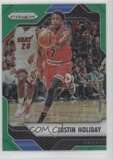 2016-17 Panini Prizm Green Prizm Justin Holiday #128 0o9