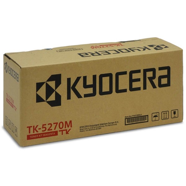 Original Toner Kyocera TK-5270M Magenta Ca. 6000 Seiten Rot 1T02TVBNL0 TK5270-image