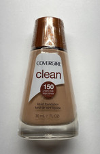 Covergirl Clean Liquid Foundation For Normal Skin 150 Creamy Beige Sealed