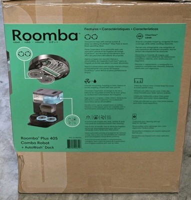 iRobot Roomba Plus 405 Combo robot + AutoWash Dock- Pre-Owned