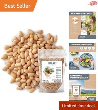 Raw Pine Nuts 16oz - Non-GMO, Gluten-Free Nut for Gourmet Cooking