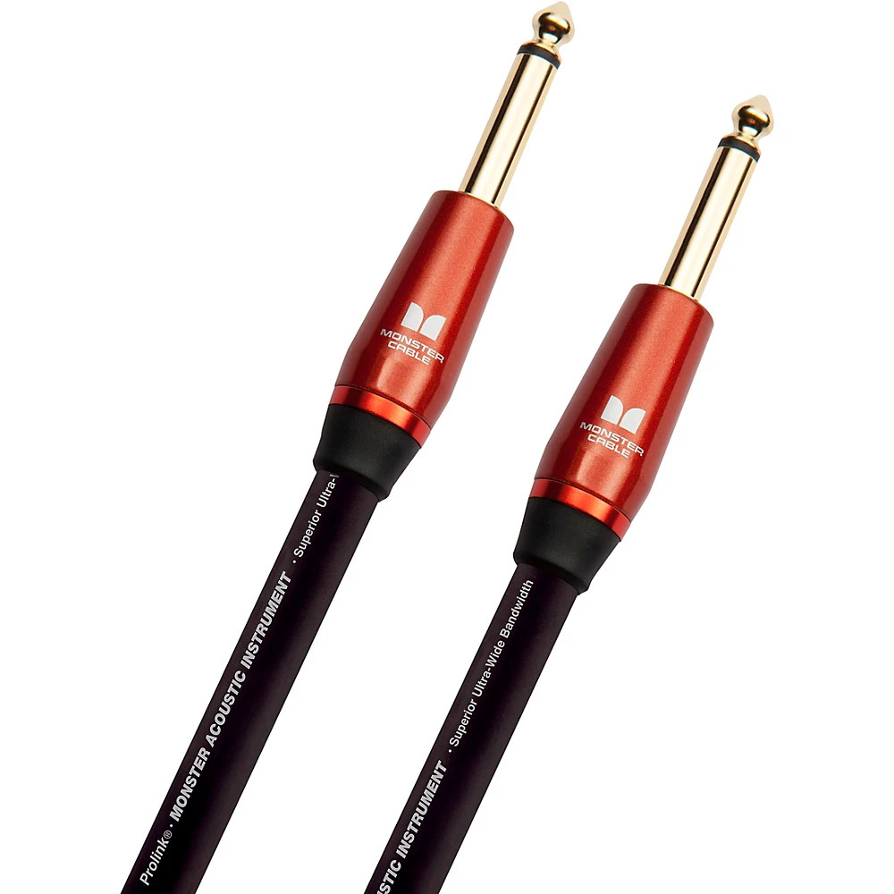 Monster Cable Prolink Acoustic Pro Audio Instrument Cable 21 ft Black 16890₽