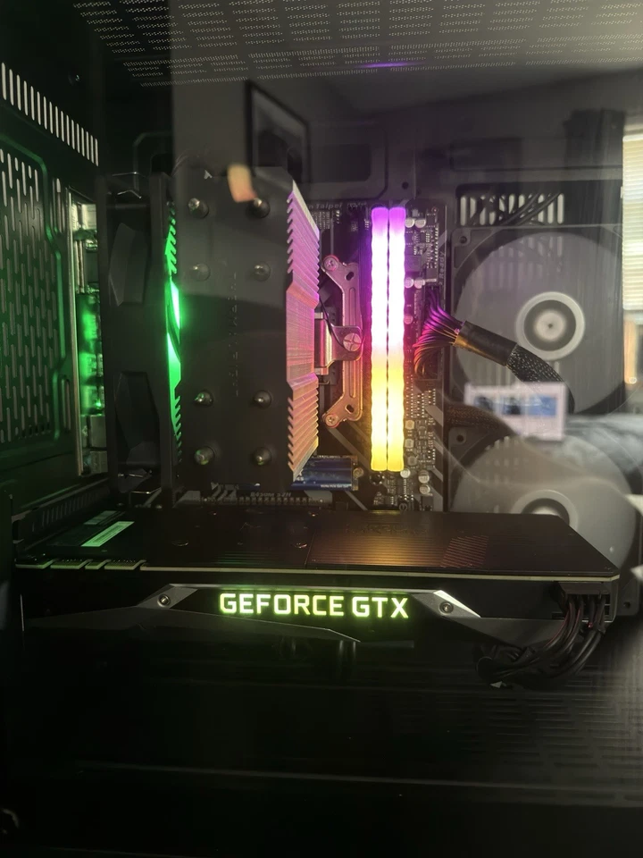 NVIDIA GTX 1080 | Ryzen 5 3600 | 16 GB RGB RAM Gaming PC + WiFi and Windows 11 - Image 2 of 4