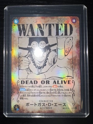 ONE PIECE CARD GAME Portgas D. Ace SP SEC OP13-119 Wanted Poster