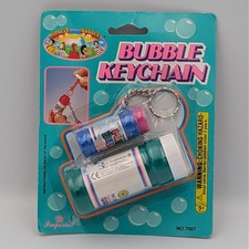 VTG 1996 Miracle Bubbles Keychain Imperial Toy Corp No. 7007 New Sealed NOS