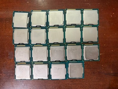 Lot of (19) i Series Intel Core CPU. i3/i5/i7 Mixed Gen - FREE SHIP