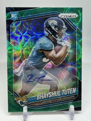 Bhayshul Tuten Rookie RC Prizm Green Scope Panini 2025 #305 #/75
