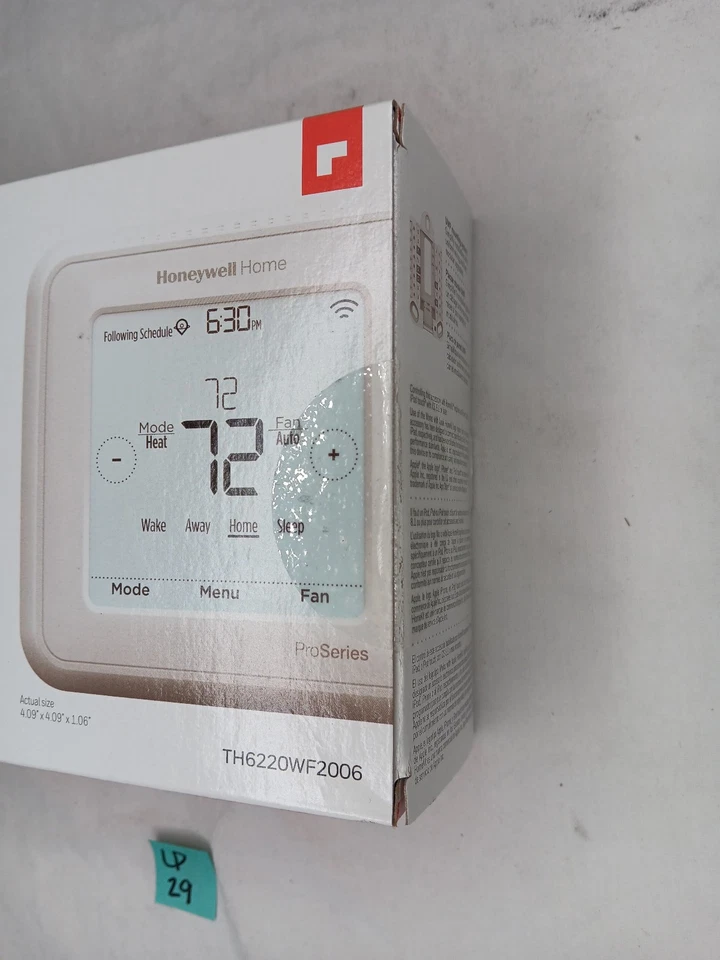 Honeywell *CONTRACTOR BRANDED SEE PICS* TH6220WF2006 T6 PRO Smart Thermostat - Image 2 of 4