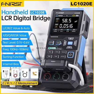 FNIRSI LC1020E High Precision Digital Bridge LCR ESR Tester Resistance Meter