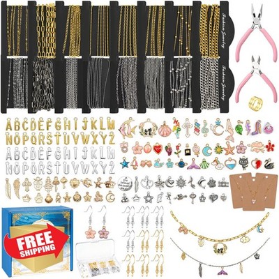 Grnheat Necklace Chains Sunset Gold Jewelry Kit