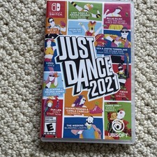 Ubisoft Just Dance 2021 Switch Multiplayer Dance Family Game w/ Case & Cartridge