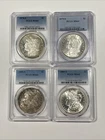 First Four Years of Morgan Dollar Set. 78, 79, 80, 81. PCGS MS 64.